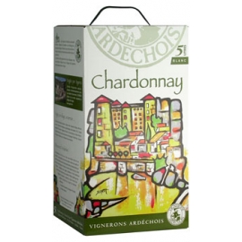 Vignerons Ardéchois - Chardonnay 5 L - Bib - UVICA