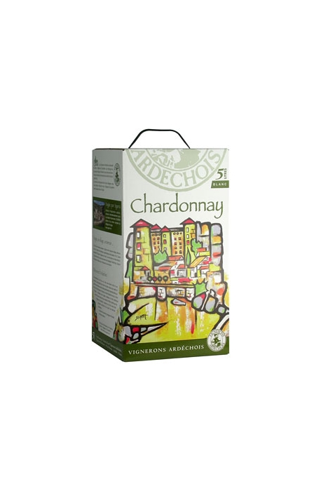 Vignerons Ardéchois - Chardonnay 5 L - Bib - UVICA