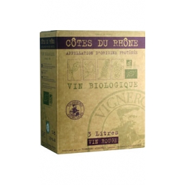 Vignerons Ardéchois - Côtes du Rhône Bio 3L - Rouge - Bib - UVICA